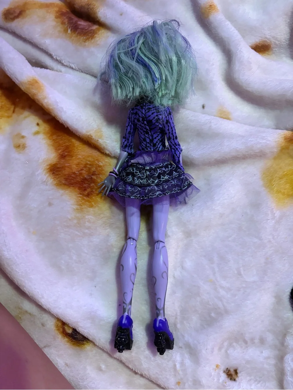 Purple Fashion Doll with Patterned Purple Dress - Twyla Gen 1